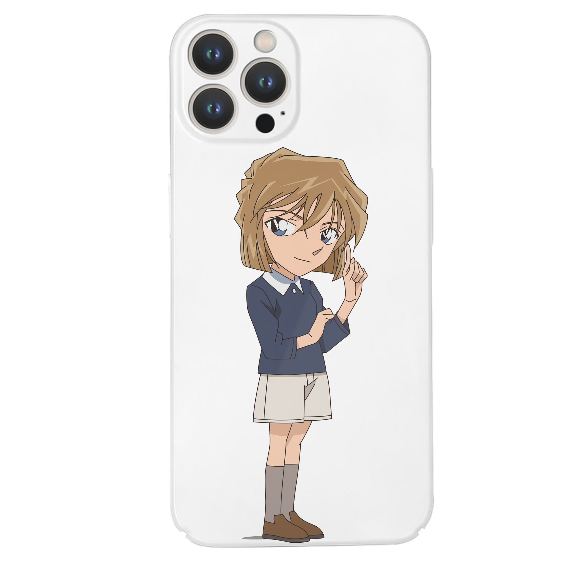 （画像用） 名探偵コナン 灰原 哀 はいばら あい Detective Conan Anita Hailey、Vi Graythorn Haibara Ai 【iPhone 14シリーズ対応】ハードケース